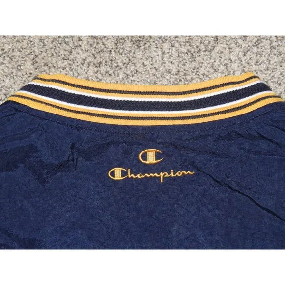 Vintage 1990s Ithica College Champion Pullover Cotton Lined Windbreaker Medium - Picture 8 of 10